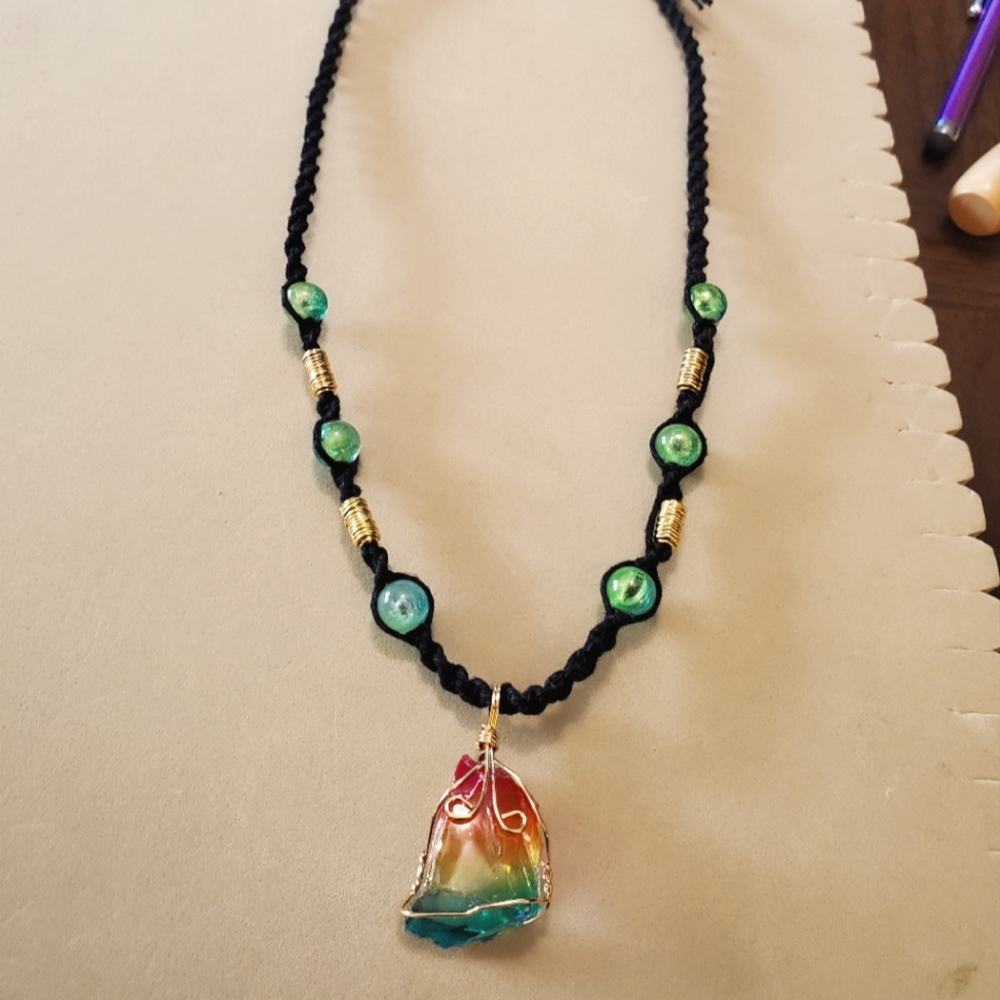 Beautiful Handmade Hemp Cord Necklaces by TC's Hemp Works and Art LLC